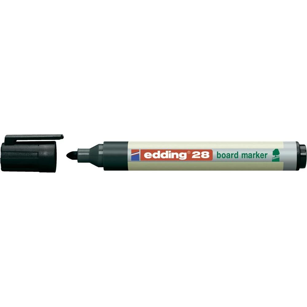 Edding 28 flomaster za ploče EcoLine 4-28-1-1001 širina crte ca. 1.5 - 3 mm crni slika