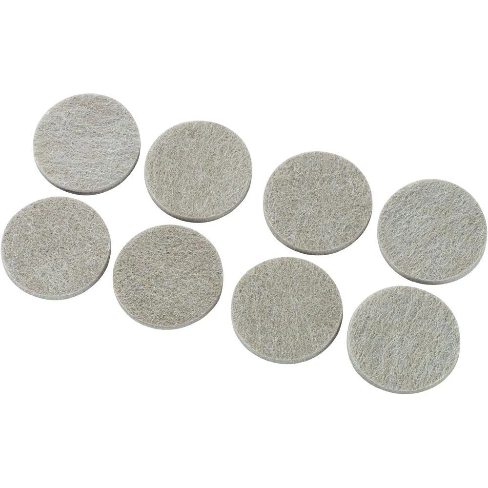 Univerzalne nogice, 38x5mm, filc, sive slika