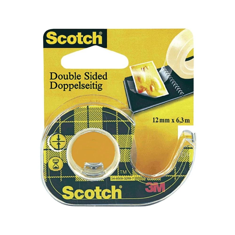 Obostrana ljepilna traka 3M Scotch 665DP, (D x Š) 7,9 m x 12 mm, prozirna 70-071 slika