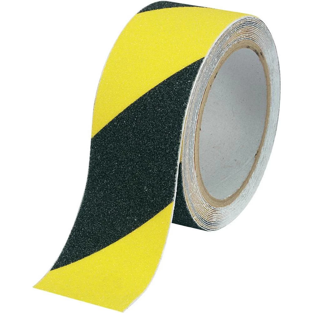 Ljepilna traka protiv klizanja Conrad ANST255M-YB, (D x Š) 5 m x 25 mm, crna/žut slika