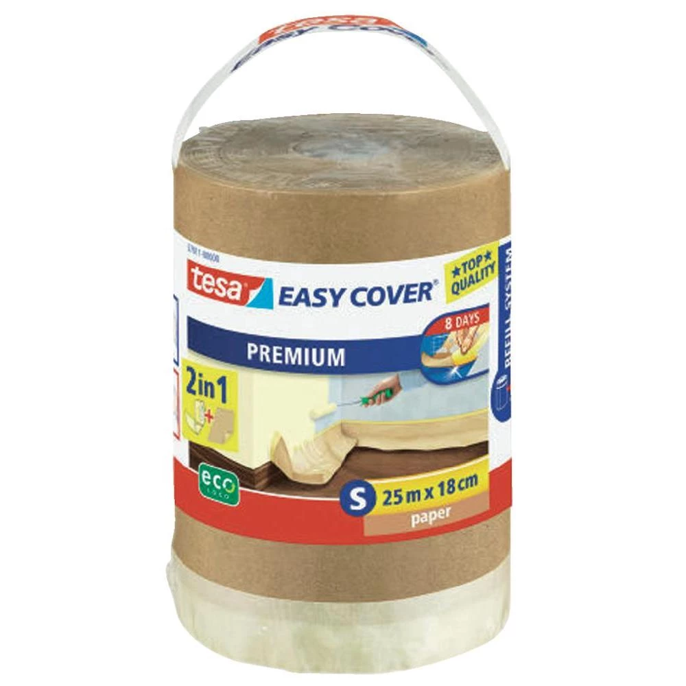 Papir Tesa Easy CoverR Premium 57011, (D x Š) 25 m x 18 cm, smeđi slika