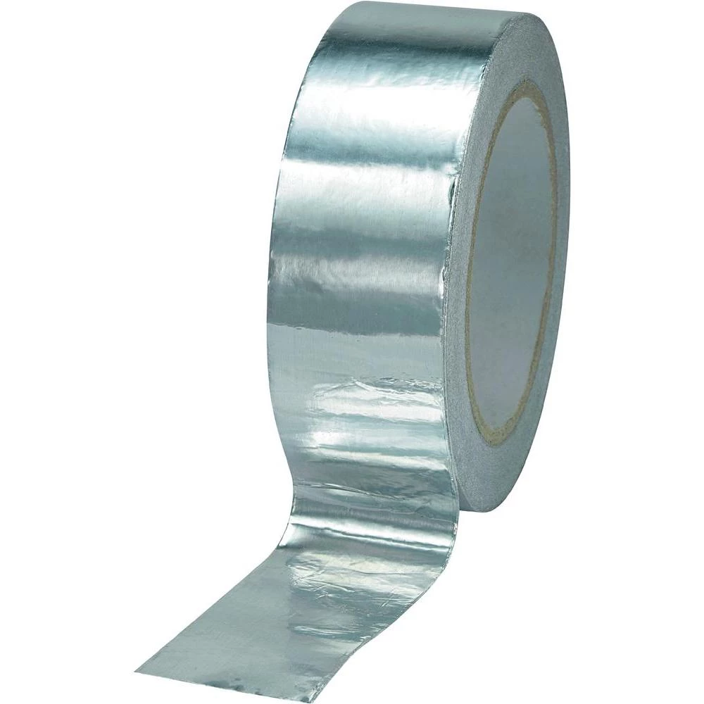 Aluminijasta ljepilna traka Conrad, 93013c943, (D x Š) 10 m x 50 mm, srebrna slika