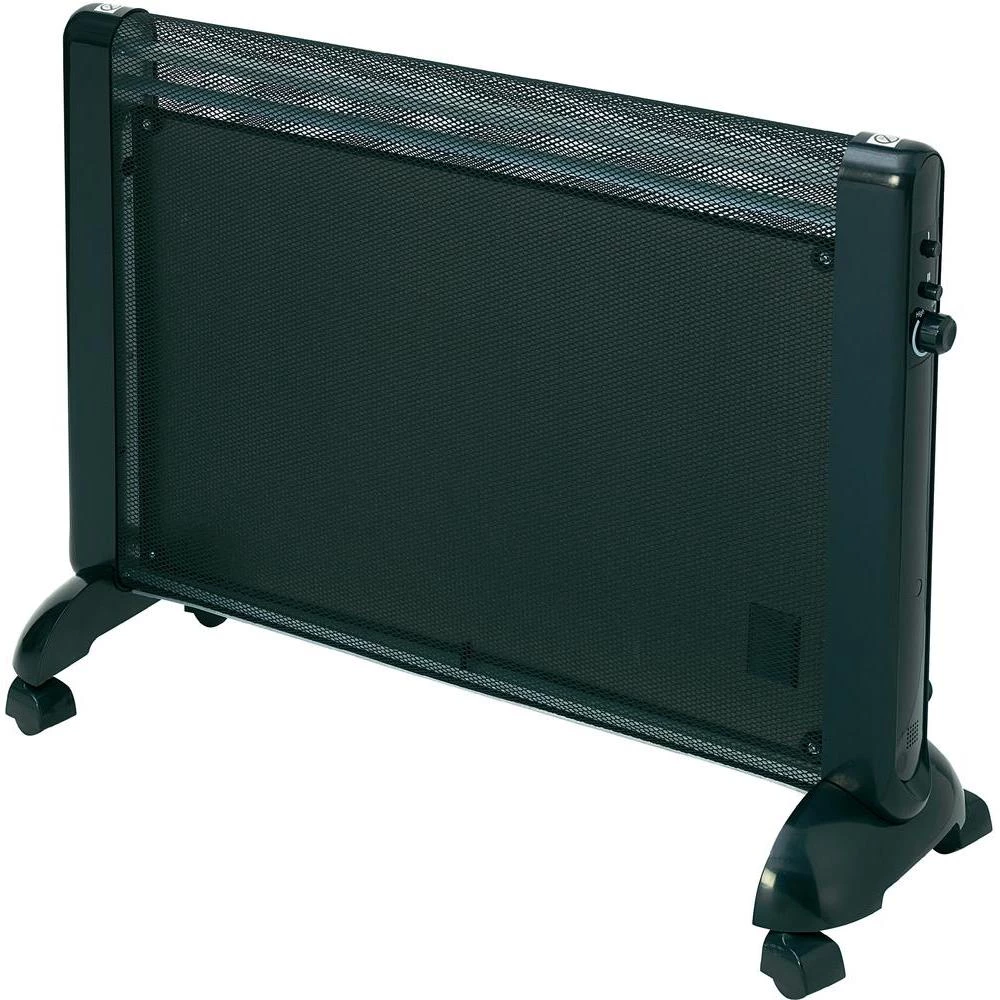 Grijalica sa toplinskim valovima 20 m2 800 W, 1200 W, 2000 W crna Conrad slika