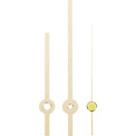 Komplet kazaljka Standard, sjajni mesing, 60 x 80 x 70 mm, okrugli 195994