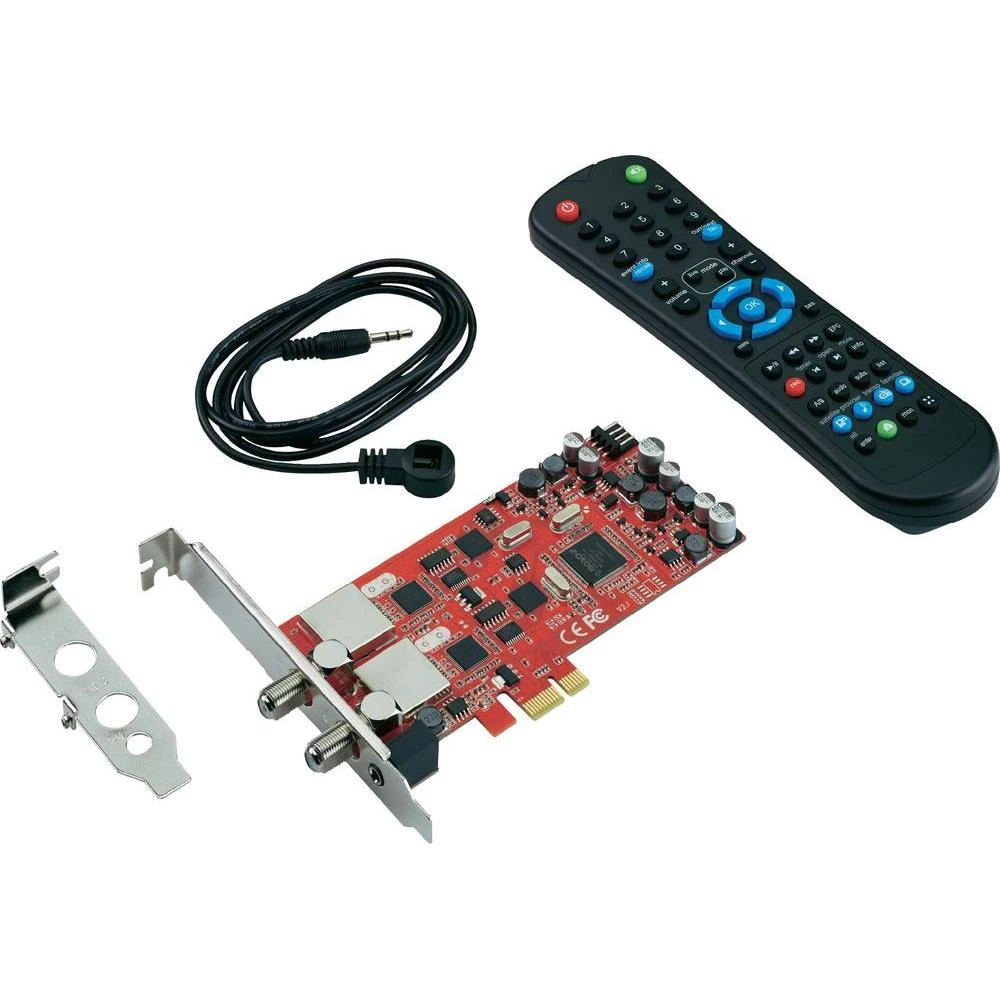 DVB-S PCI-Express-Karte Terratec Cinergy S2 PCI Dual sa daljinskim upravljačem, slika