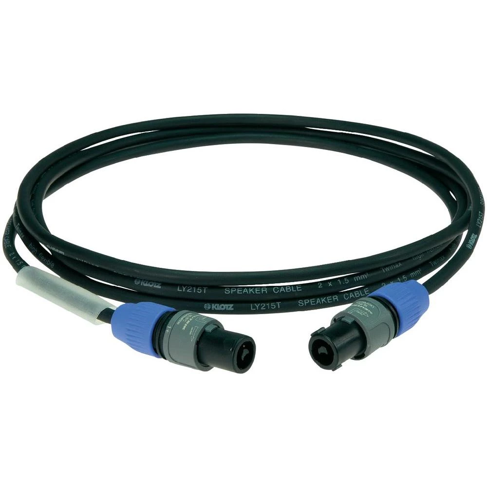 Kabel za zvučnike SC-1, 3 m, crne boje, konektor Speakon SC1-03SW Klotz Cables slika