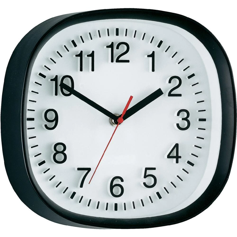 Analogni kvarcni zidni sat s 3D-efektom, (Š x V) 22,4 cm x22,4 cm, črno-bijele b slika