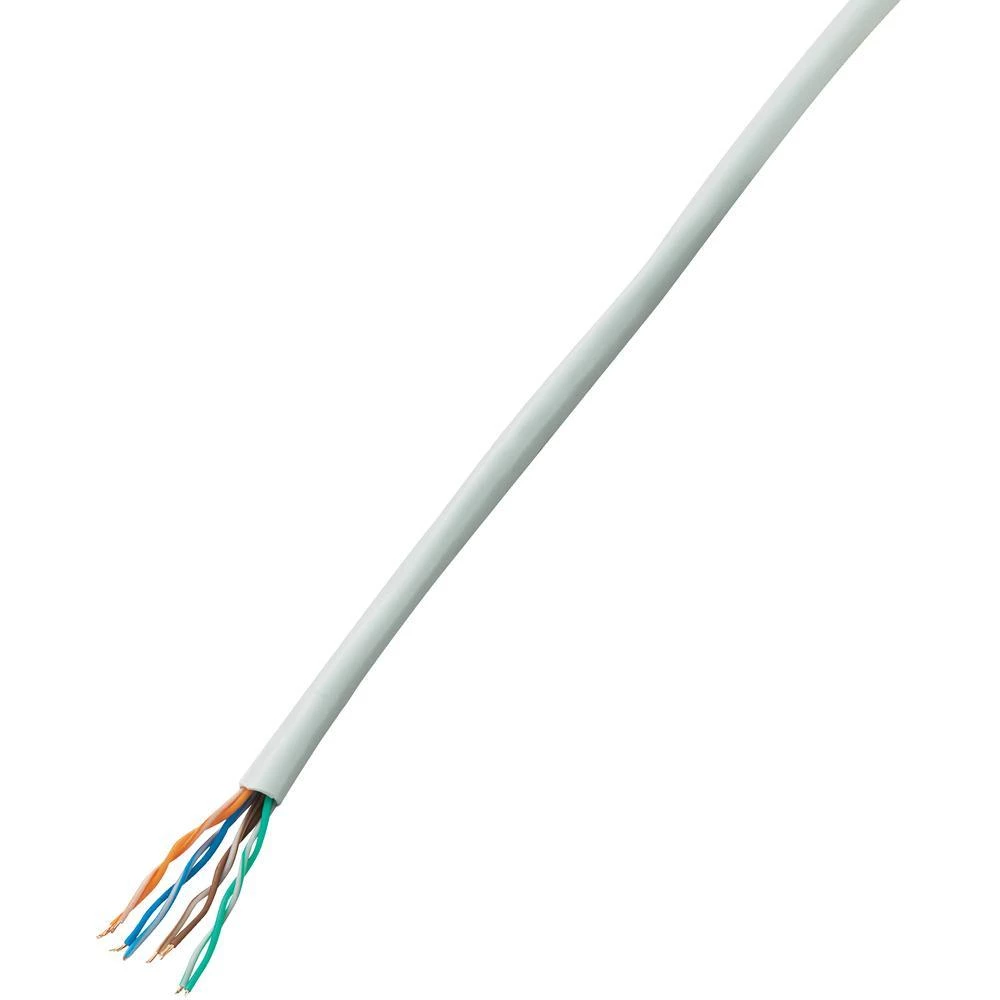 Mrežni kabel Conrad, CAT 5e,CCA (aluminij, prevučen bakrom), zapakiran, bijeli, slika