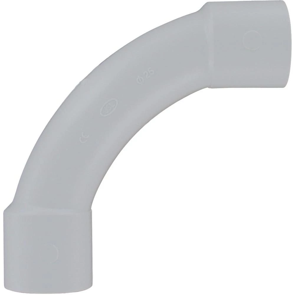 Cjevasto koljeno za PVC cijev, EN 20, 2 kom. slika