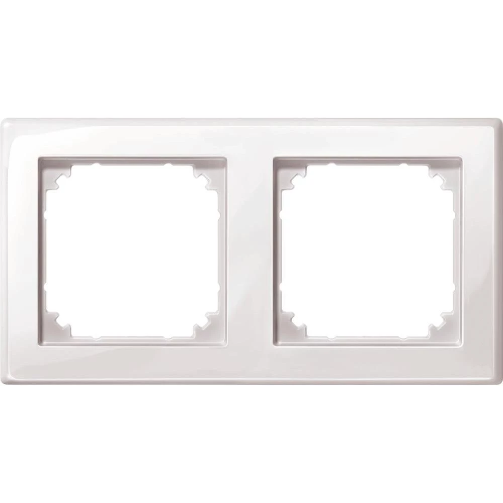 Okvir M SMART, 2 mjesta, svjetleća polarno bijela 478219 Merten slika