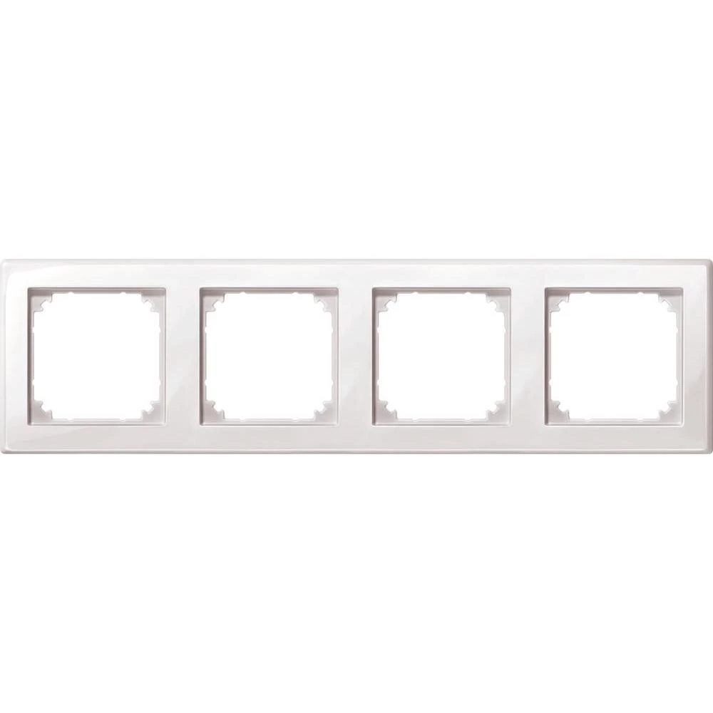 Okvir M SMART, 4 mjesta, svjetleća polarno bijela 478419 Merten slika