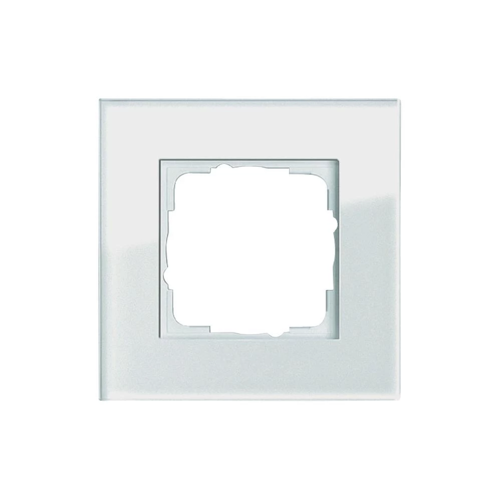 Pokrivni okvir Gira Esprit 021112, staklo, bijela boja slika