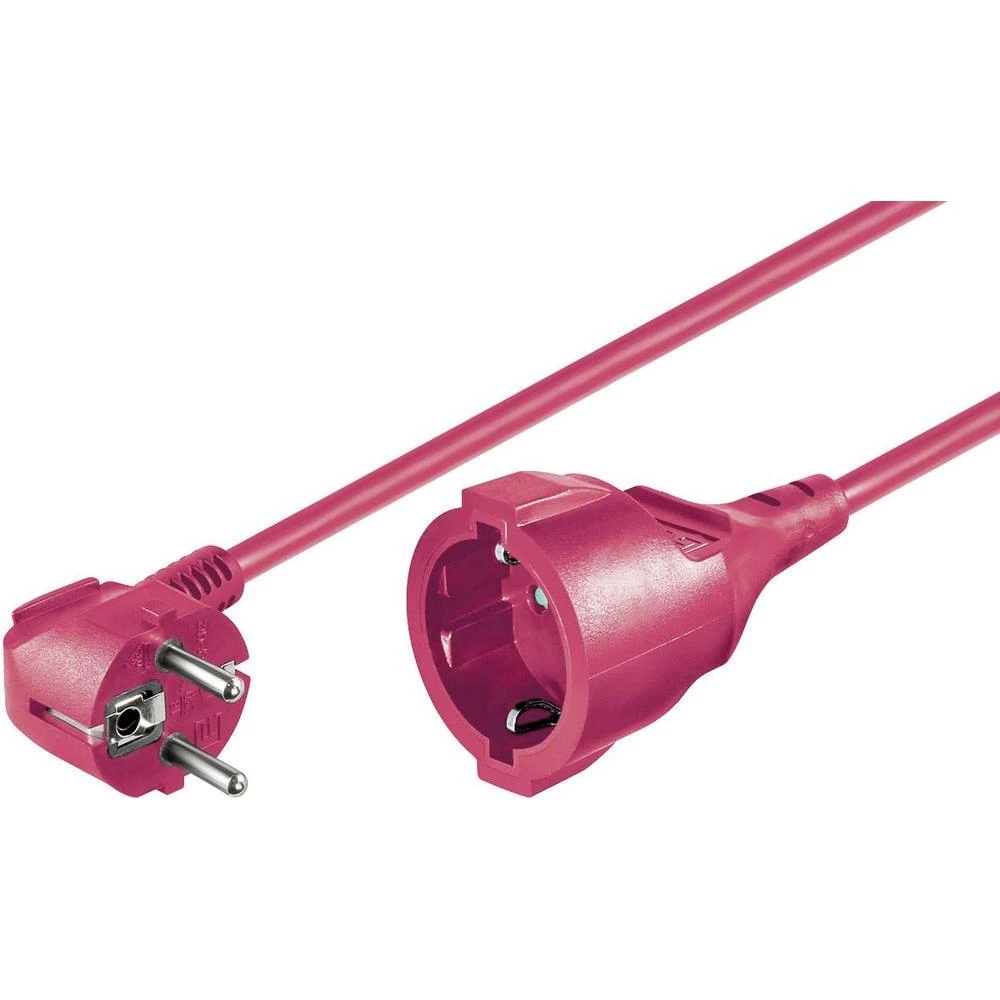 Produžni kabel HO5VV-F 3G1,5,10 m, crvena 6739 Goobay slika