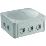 Razvodna kutija za vlažne prostorije Wiska Combi 1210, prazna, siva, IP66/IP67 1