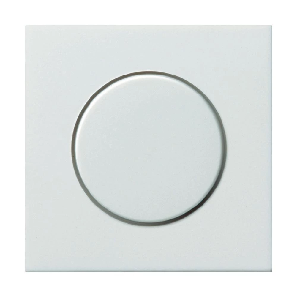 Poklopac za vrtljivi prigušivač svjetla za plosnati prekidač Gira 0650112, bijel slika