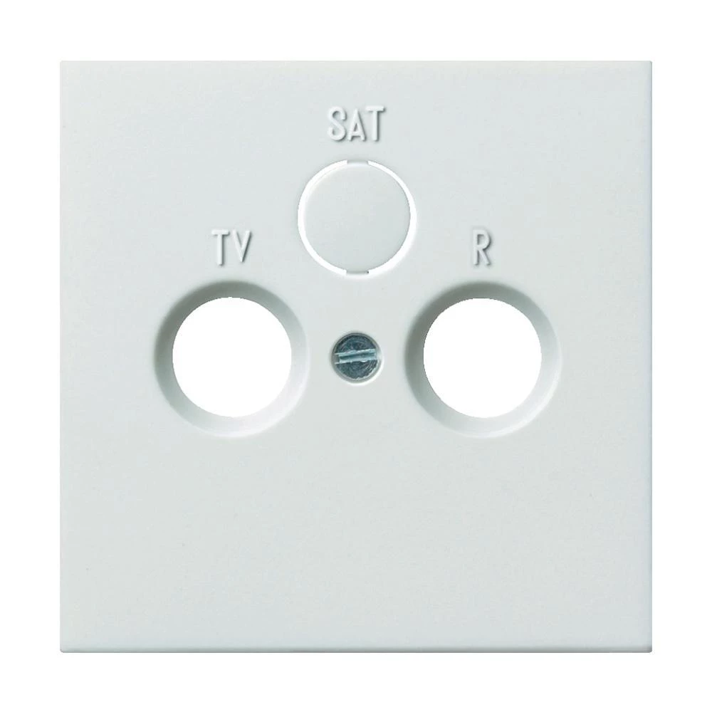 Poklopac za TV-/SAT-priključakza plosnati prekidač Gira 0869112, bijela boja slika