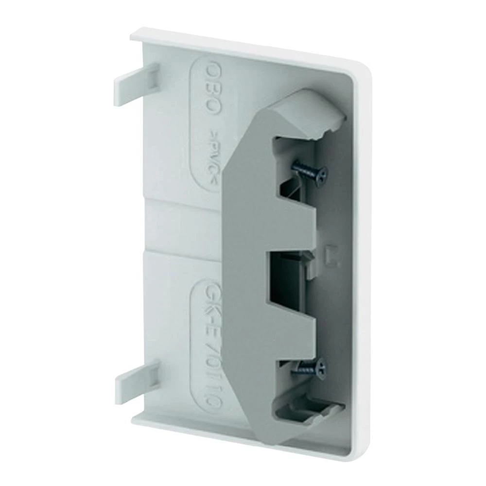 PVC Završetak za kabelske kanale, OBO Bettermann 6274370, 70 x 110 mm, bijele bo slika