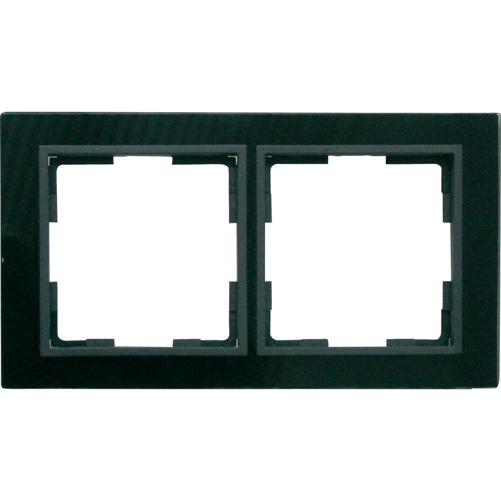 Dvostruki okvir GAO Tec Line EFV002-B, staklo, crne boje slika