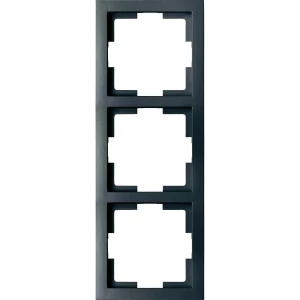 Okvir Slim Lie EFT003, 3 mjesta, crne boje EFT003black GAO slika
