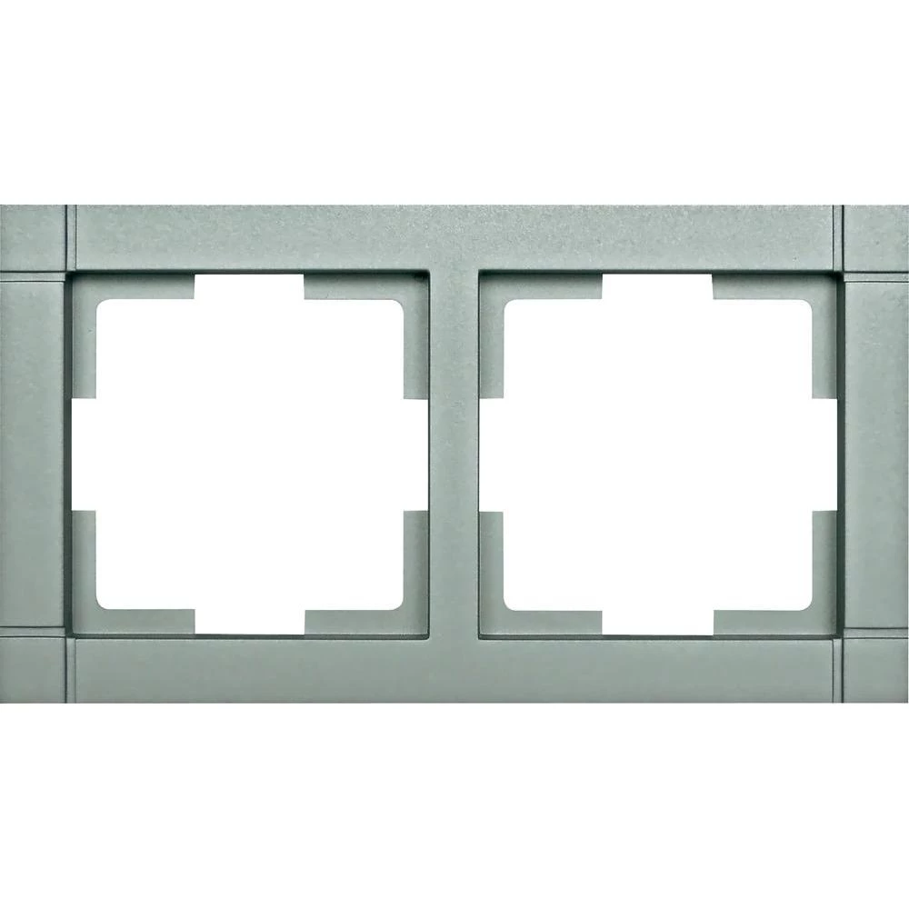 Dvostruki okvir GAO Fashion LineEFQ002, srebrne boje EFQ002silver slika