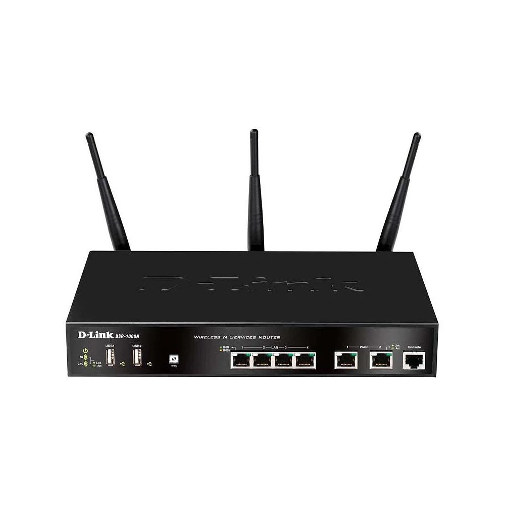 WLAN-Router - usmjerivač 2.4 GHz 300 MBit/s Gigabit-LAN D-Link DSR-1000N slika
