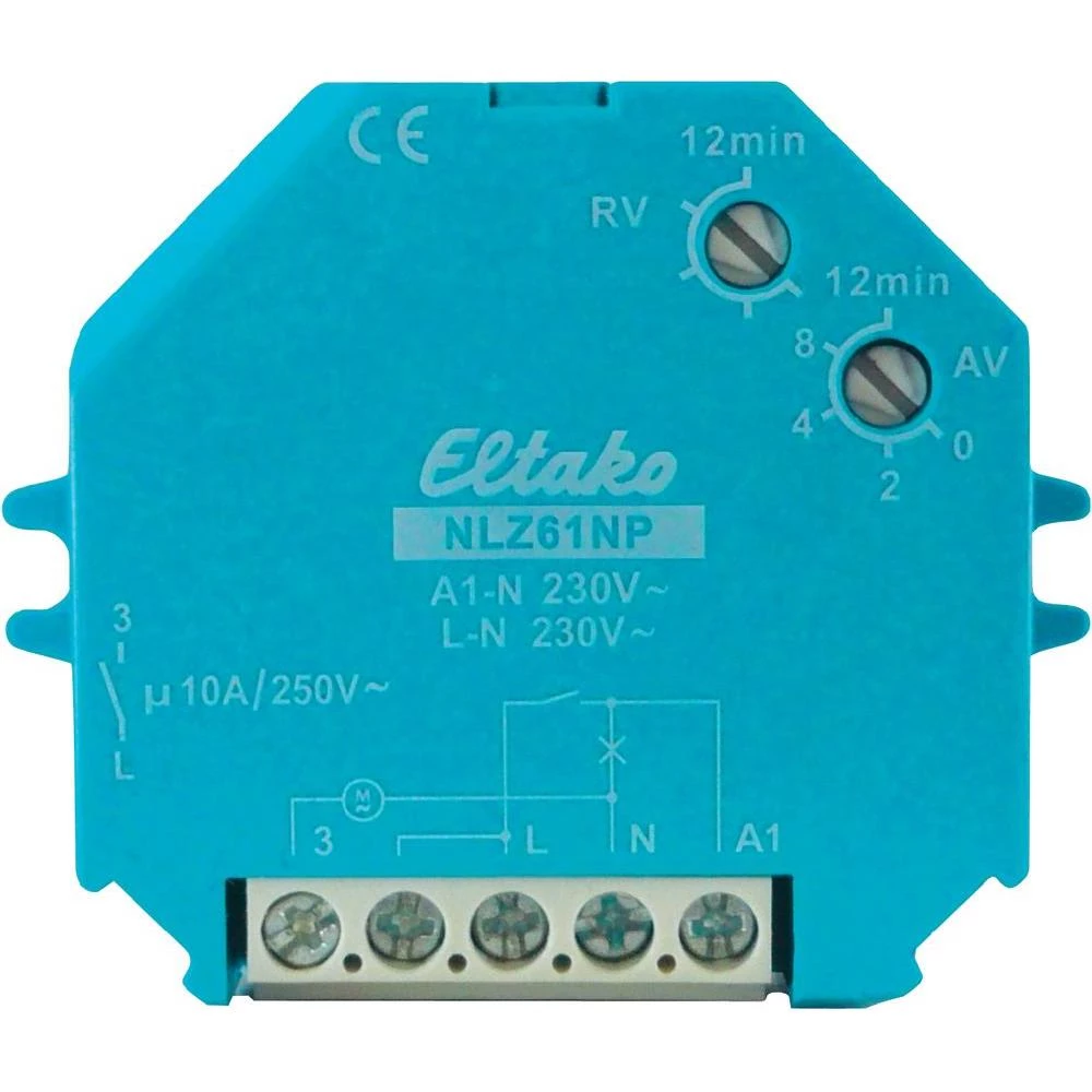 Podžbukni/nadžbukni prekidač sodgođenim isključivanjem Eltako NLZ61NP-230V, 6110 slika
