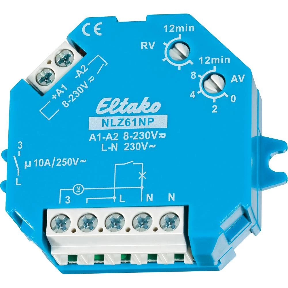 Uklopni sat za svjetlo u stubištu Eltako NLZ61NP-8, TLZ61NP-8 slika