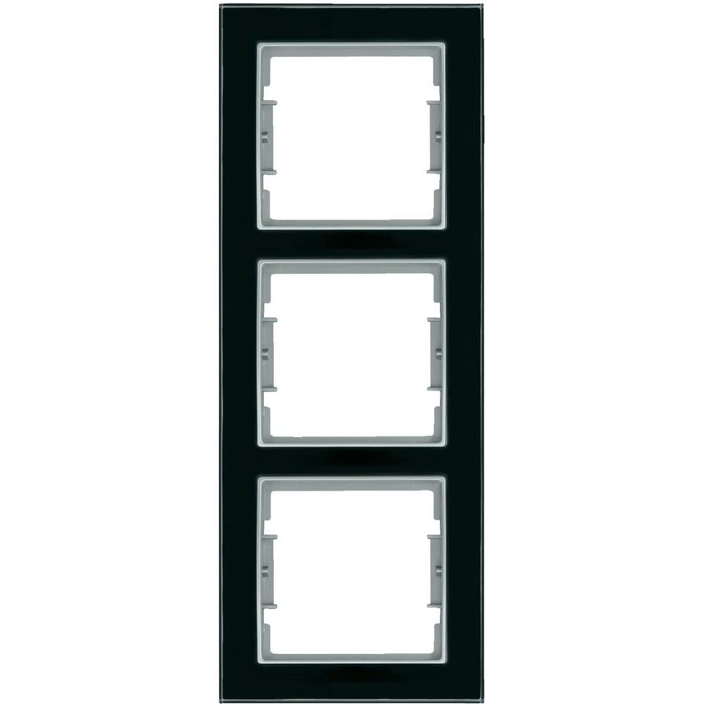 Okvir Peramax 2170-814-1392, 3mjesta, vertikalan, staklo, crne i srebrne boje slika