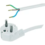 Kabel za napajanje Hawa 1008221,1,5 m, bijele boje, H05VV-F3G1,5