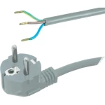 HAWA Mrežni kabel s utičem 3G1,5, 1,5 m, siva, H05VV-F 3G1,5 1008223
