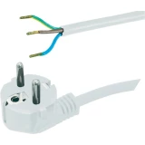 Kabel za napajanje Hawa 1008224, 3 m, bijele boje, H05VV-F 3G1,5