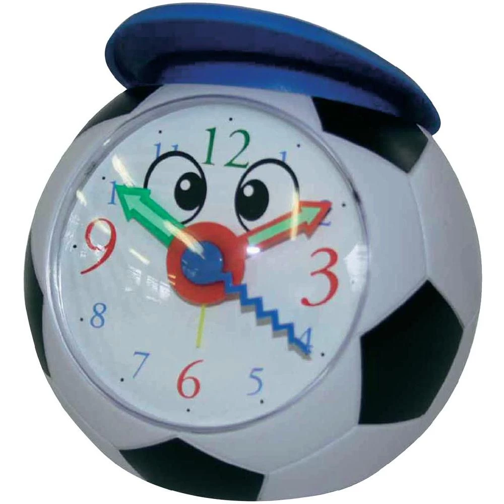 Kvarc budilica s kapom () 100 mm crna,bela, 28819 slika