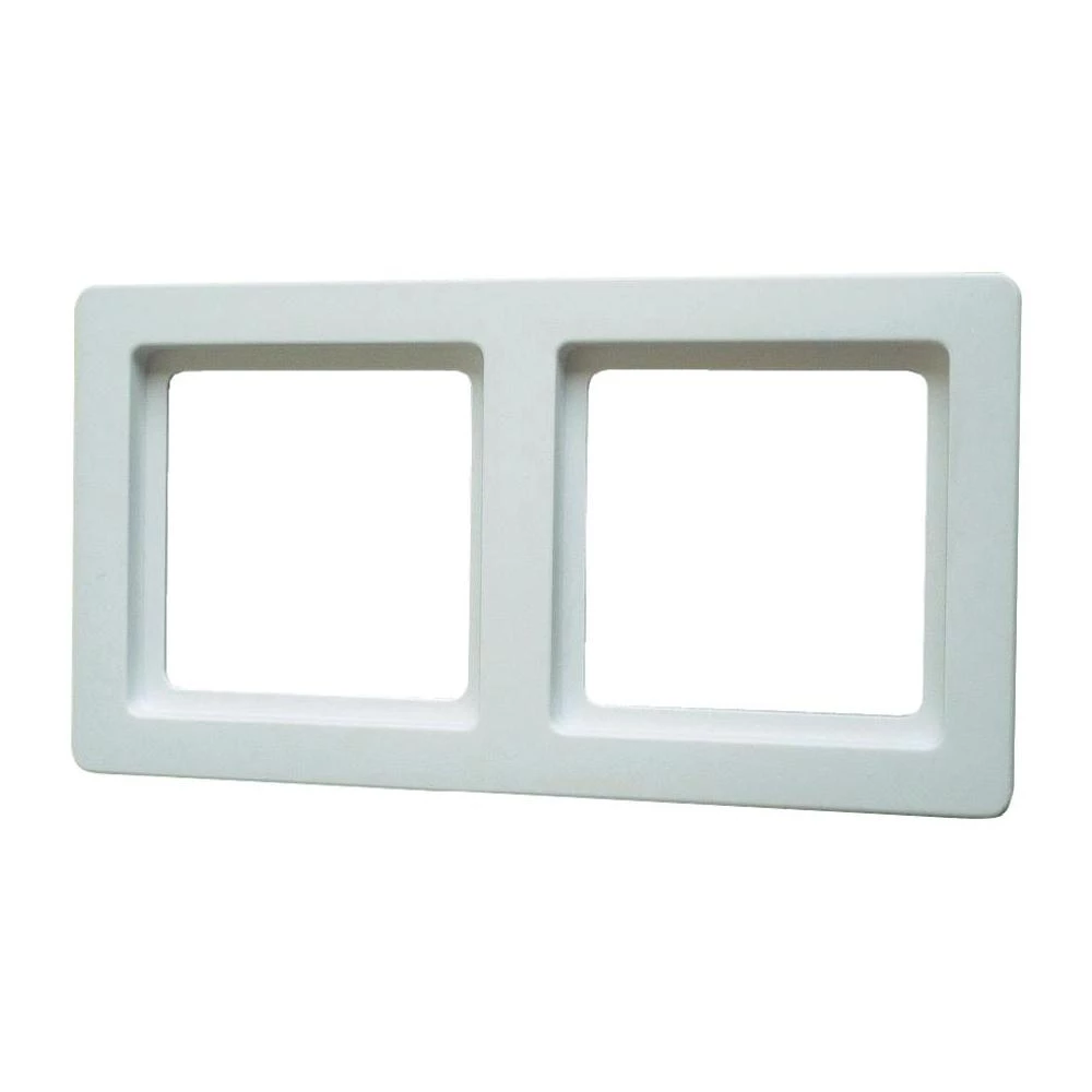 Pokrivni okvir Berker Q.1 10126089, 2 mjesta, polarno bijela boja slika