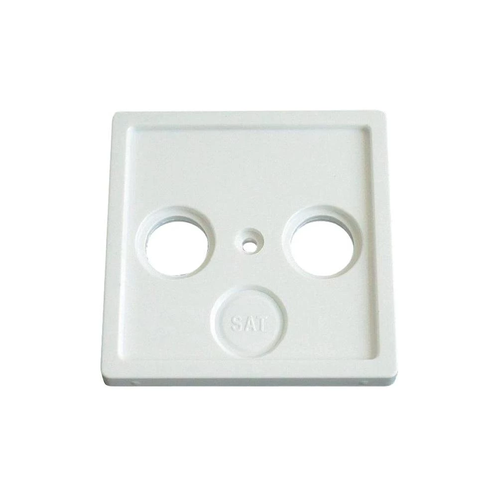Središnja ploća za antenu Berker 12036089, 2 i 3 rupe, polarno bijele boje slika
