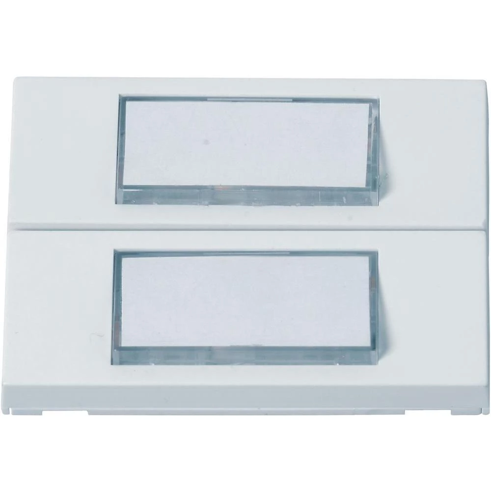 Pločica za zvono, plastika, 2-redna, bijela 70054 Heidemann slika