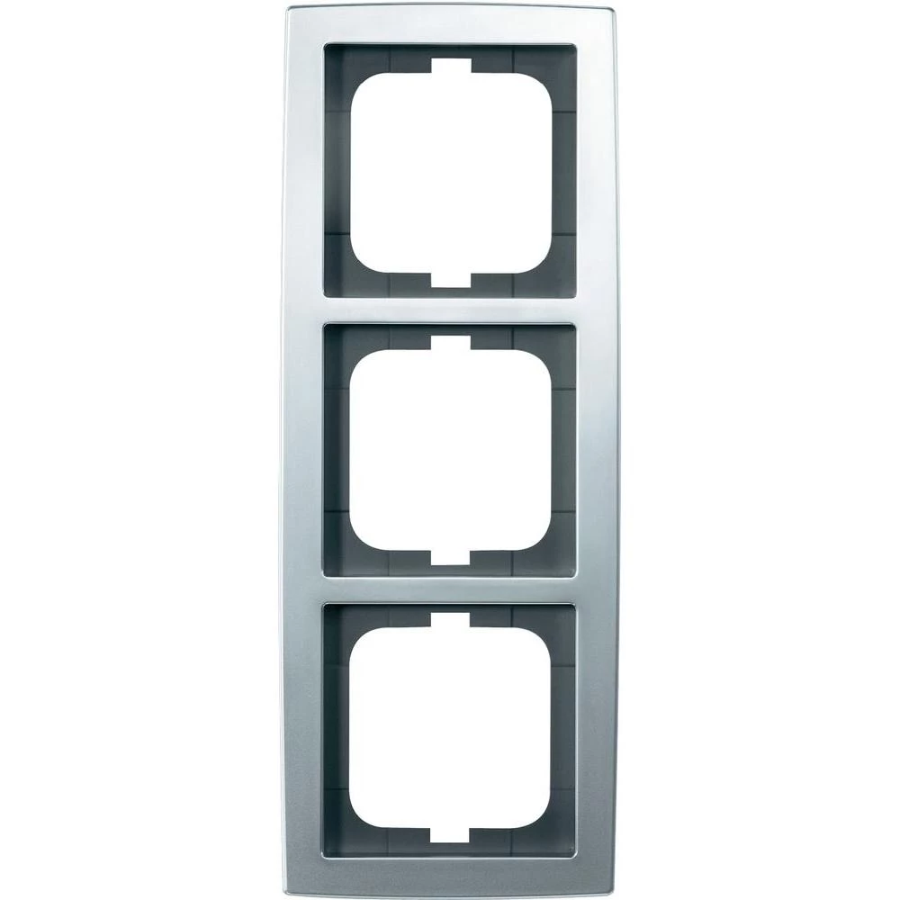 Pokrivni okvir SOLO, 3 mjesta, krom 1723-80 Busch-Jaeger slika