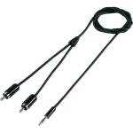 SpeaKa Professional-Činč/JACK audio priključni kabel [2x činč utikač - 1x JACK u