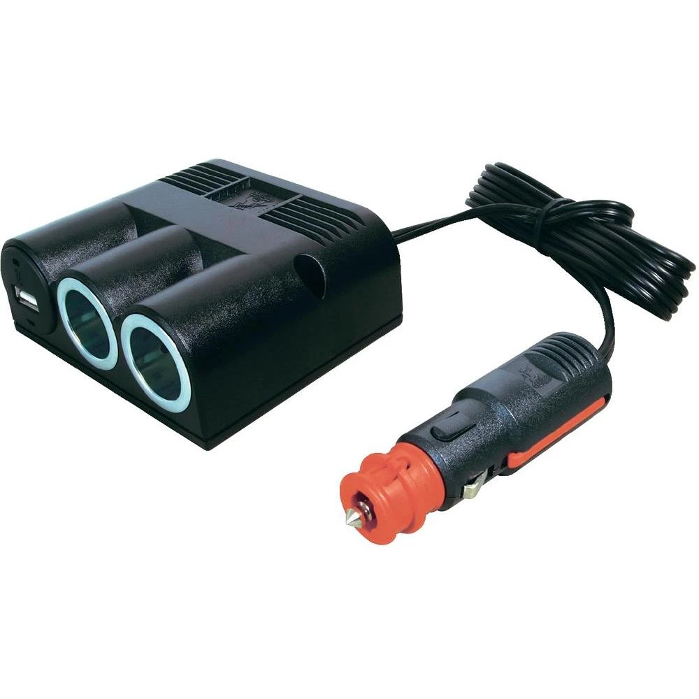 Dvostruki razdjelnik s USB-priključkom ProCar, maks. strujnoopterečenje: 16 A 67 slika