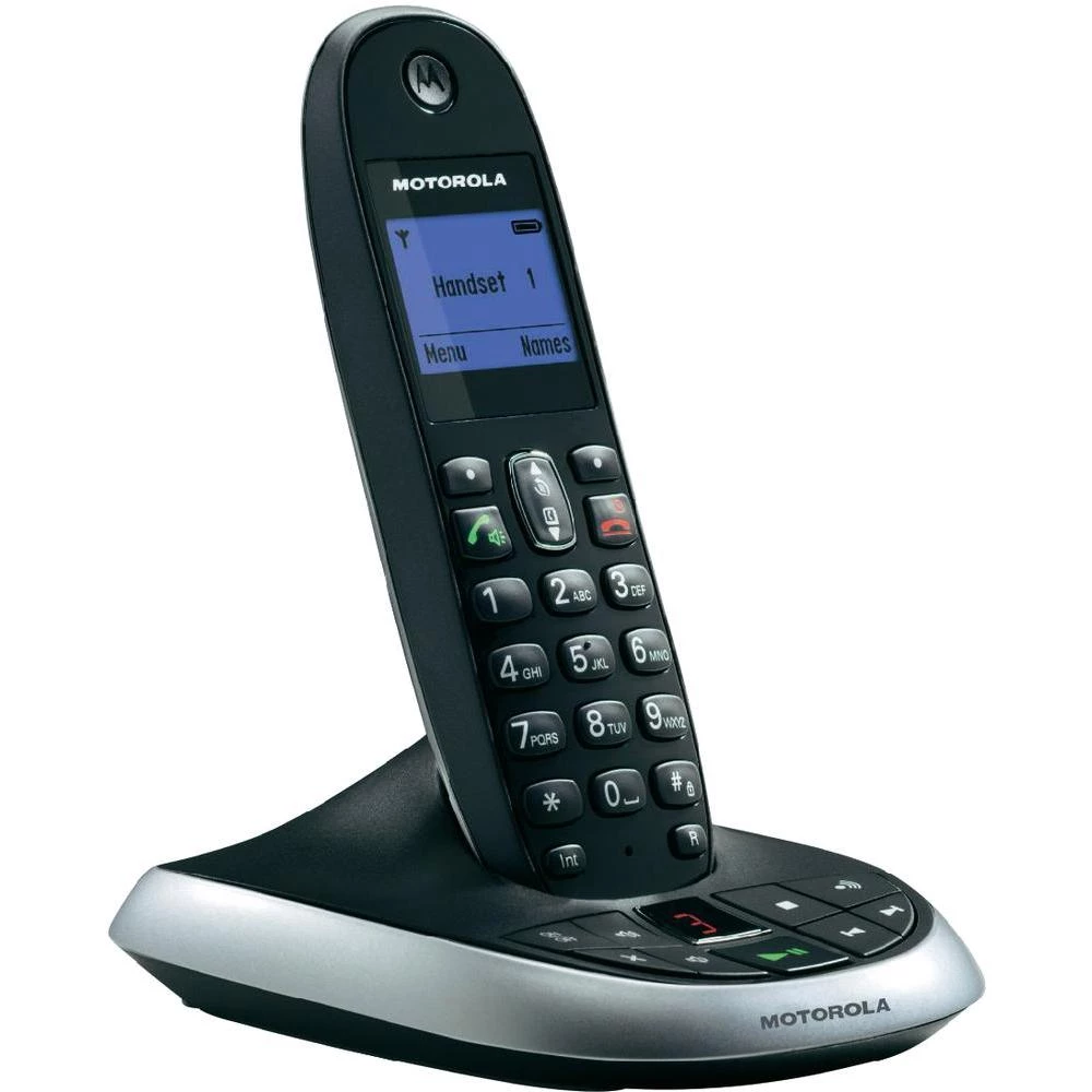 Bežični analogni telefon Motorola C2011B automatska sekretarica osvijetljeni ekr slika