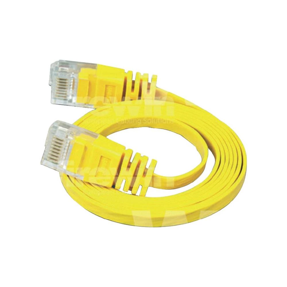 RJ45 mrežni kabel CAT 6 S/STP [1x RJ45 utikač - 1x RJ45 utikač] 0.50 m žuti elas slika