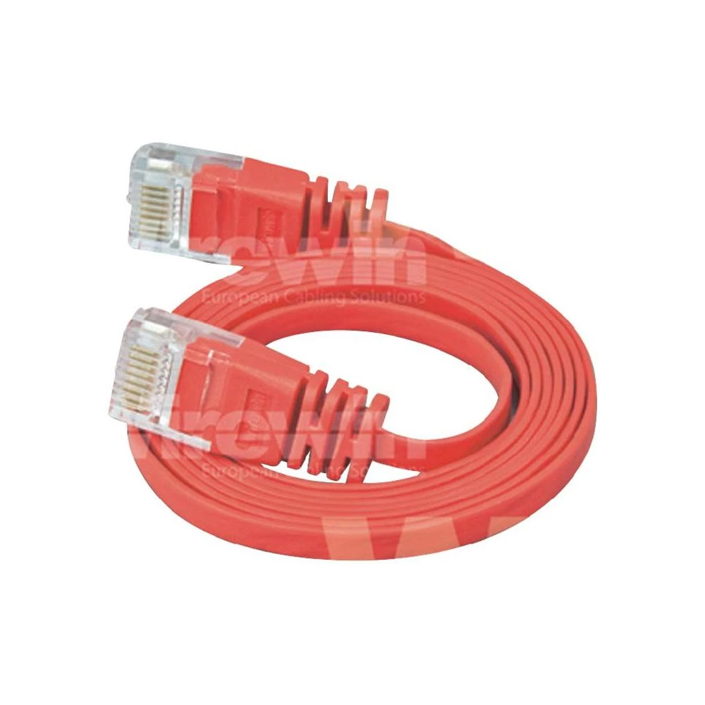 RJ45 mrežni kabel CAT 6 S/STP [1x RJ45 utikač - 1x RJ45 utikač] 0.50 m crveni el slika