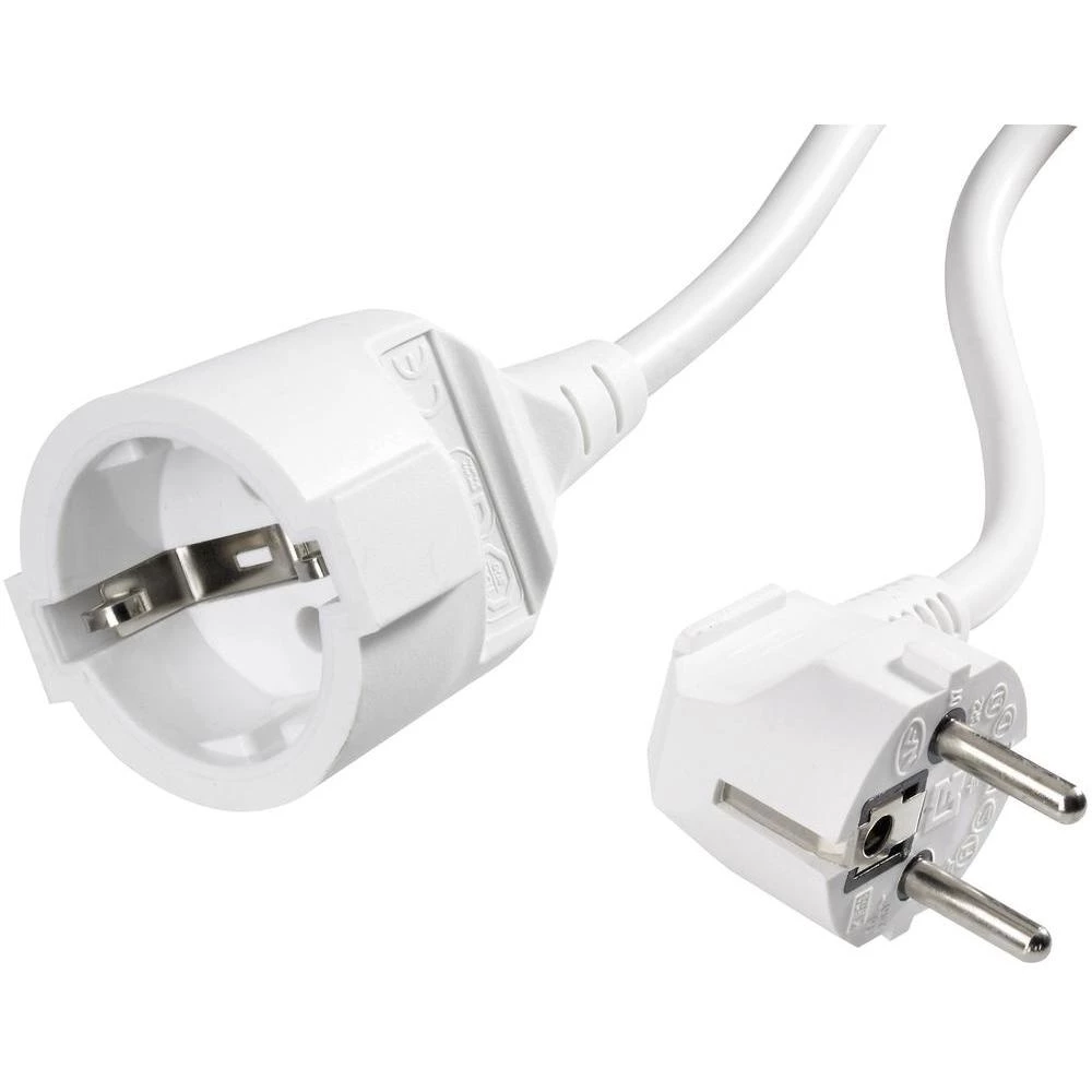 Produžni kabel HO5VV-F3G1.5, 5 m, bijela 143301011 GAO slika