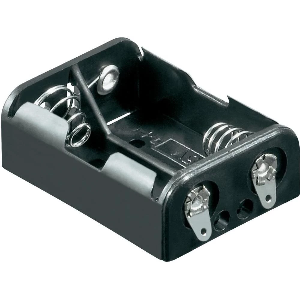 Držač L za 2 baterije tipa N,(D x Š x V) 38,2 x 27,5 x 14,1 mm slika