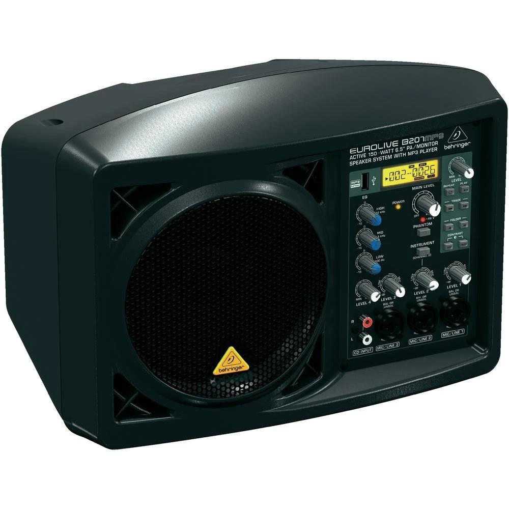 Aktivni PA zvučnik 6.5 cola Behringer B207MP3 75 W 1kom. 31704 slika