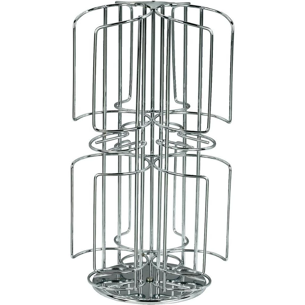 Stalak za kava kapsule Xavax Rondello, pogodno za 48 kapsula Tassimo, srebrni, k slika