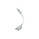 Inakustik-JACK audio Y-kabel [1x JACK utikač 3.5mm - 2x JACK utičnica 3.5mm] 0.1