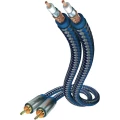 Inakustik-Činč audio priklj. kabel [2x činč utikač - 2x činč utikač] 1.50m, plav slika