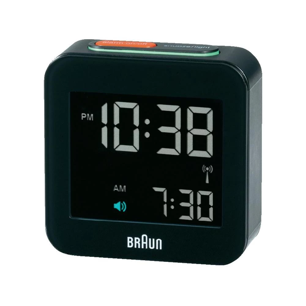 Radijski kontrolirana budilicaBraun, višepojasna, (Š x V xG)57 x57 x 20 mm 66015 slika