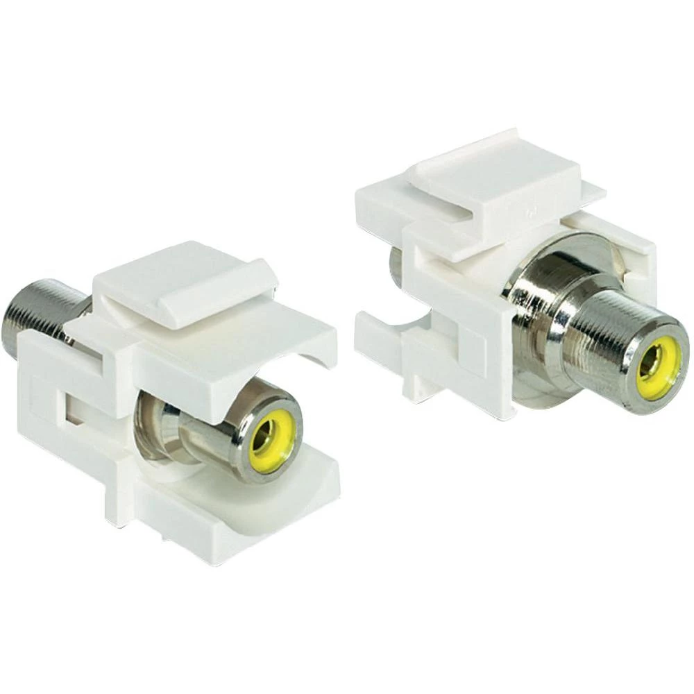 inč audio adapter [1x činč, ženski - 1x činč, ženski], žut slika