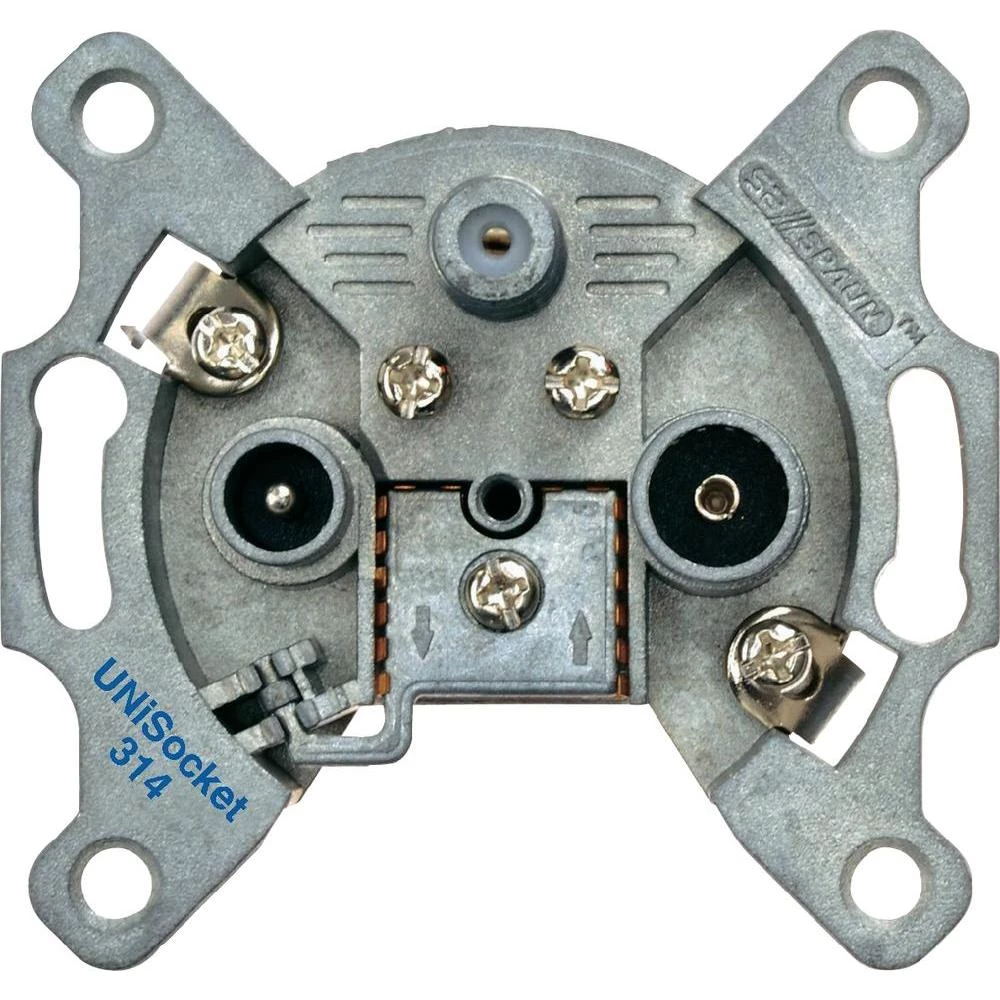 Spaun UNISocket 314 antenska utičnica, prolazna doza, 14 dB slika